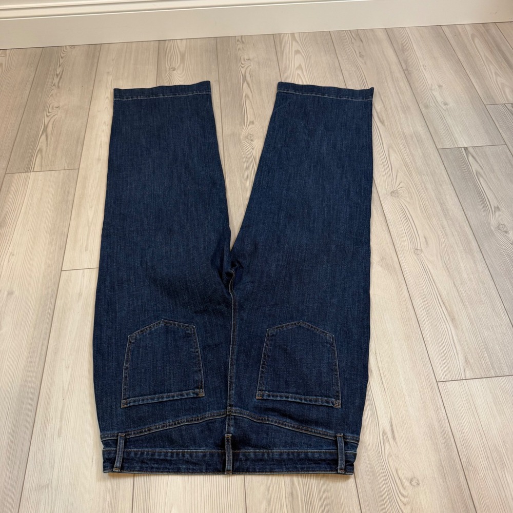 Chicos Wide Jean 2.5 US 14 Dark Wash Wide Leg High Rise Denim Jeans Blue Womens - Picture 7 of 10